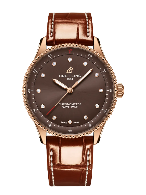 Review Breitling Navitimer Quartz 32 Red Gold Replica Watch R77320E31Q1P1